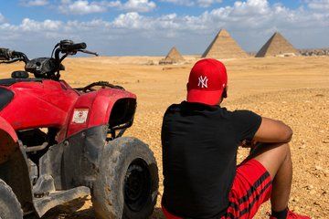 Super Safari During Sunrise around Giza Pyramids
