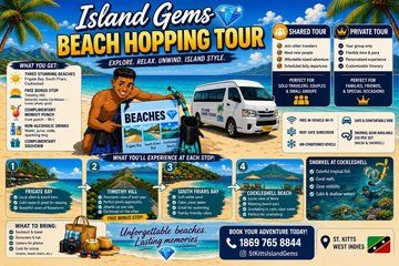 St. Kitts: Best of Beaches Beach Hopping Tour"