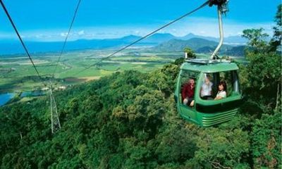Cairns: Army Duck, Wildlife & Skyrail Rainforest Tour