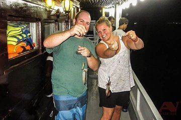 Sunset Viewing Dinner Squid Fishing Experience on Nha Trang Bay