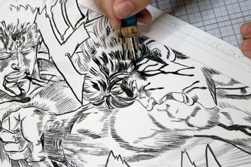 Kumamoto Manga Inking Workshop with Framed Artwork Souvenir