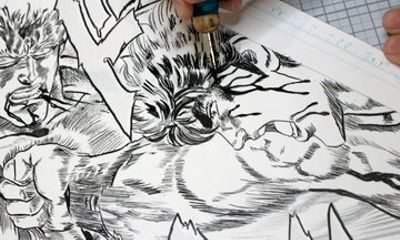 Kumamoto Manga Inking Workshop with Framed Artwork Souvenir