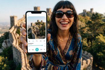 Sintra Moorish Castle Ticket and Audio Tour with a Village Walk