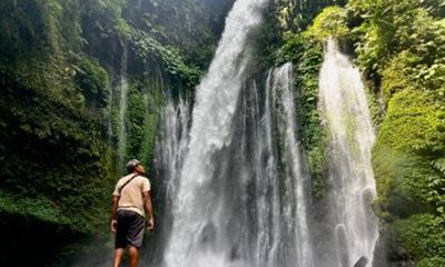 Sendang Gile & Tiu Kelep Waterfall, Rice Terrace & Selong Hill