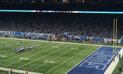 Detroit Lions Football Game at Ford Field