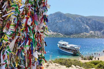 Marmaris Relax Aegean Island Boat Trip with Lunch and Soft Drinks