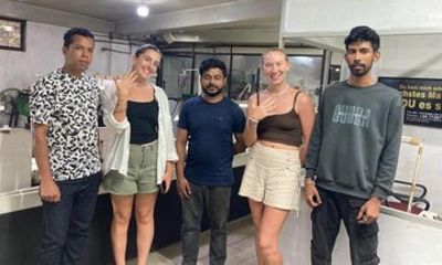 Kandy: Traditional gem & Jewelry making workshop with pickup