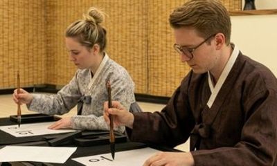 Seoul: Wearing Hanbok & Writing Traditional Hangeul Calligraphy