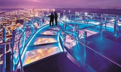 Penang Rainbow Skywalk at The Top Komtar Observation Deck Tickets