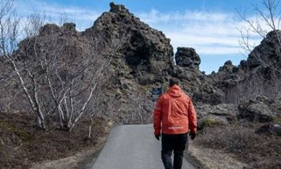 Mývatn, waterfalls and a volcano