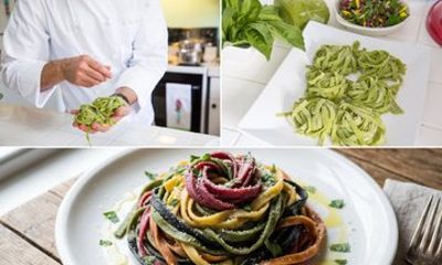 Rainbow Pasta Making Class in Sacramento
