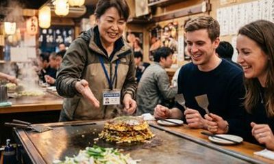Hiroshima Okonomiyaki Food Private Tour with Licensed Guide