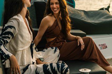 Sunset Cruise Golden Hour with Catamaran Open bar & Greek Tapas