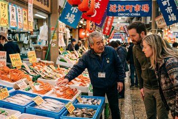 Kanazawa Omicho Market Food Private Tour with Licensed Guide