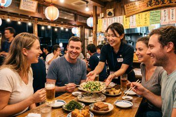 Naha Okinawan Izakaya Food Private Tour with Licensed Guide