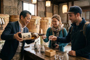 Nara Local Food and Sake Private Tour with Licensed Guide