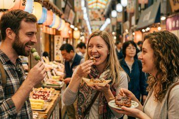 Kyoto Nishiki Market and Gion Food Private Tour
