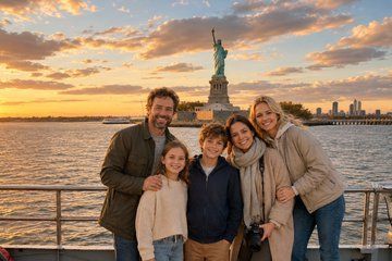 NYC Sunset Cruise and Statue of Liberty with Drinks