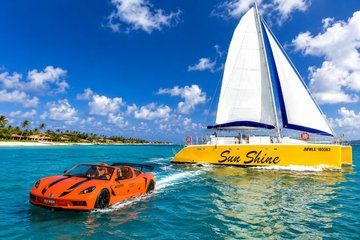 Private Charter Catamaran cruise with JET Car included Ricks Cafe