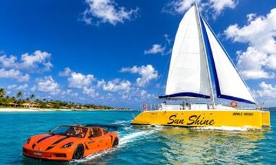 Private Charter Catamaran cruise with JET Car included Ricks Cafe
