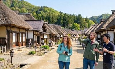 Ouchijuku 6hr Private Tour with Government Licensed Guide