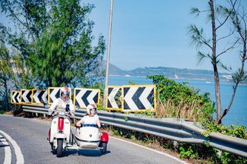 Hong Kong Southside Sidecar Adventure and Repulse Bay Walk