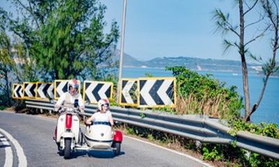Hong Kong Southside Sidecar Adventure and Repulse Bay Walk