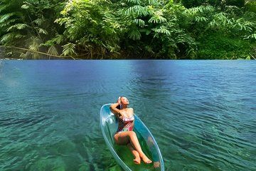 Tropical Clear Kayak Drone Photoshoot in Montego Bay