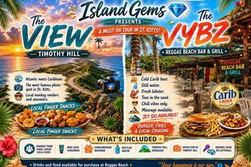 St. Kitts:Reggae Beach and Timothy Hill excursion V&V