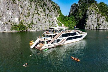 Hanoi Most Luxury Day Cruise Explore Lan Ha Bay & Cat Ba Island