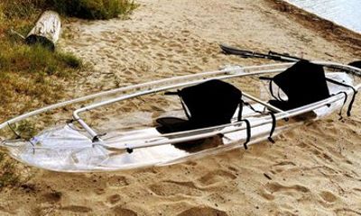Clear Tandem Kayak and Clear Paddleboard Rentals In Kelowna BC