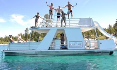 36Ft Pontoon Weekender Boat Rental for Gatherings