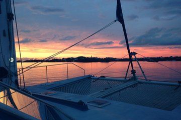 Hamilton Rising Son Catamaran Sunset Sail