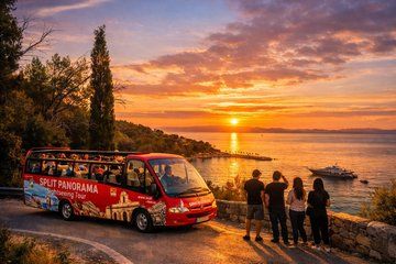 Split Sunset Tour Bus Ride & Diocletian's Palace Walking Tour