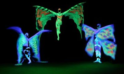 IMAGE Black Light Theatre Performance in Prague