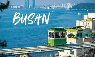 Busan Private Day Tour by Taxi — Village with Sea and Sky