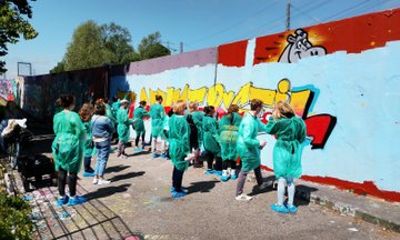 Hamburg exclusive graffiti workshop with graffiti tour for groups