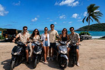Antigua Scooter Tour with Devils Bridge and Lunch