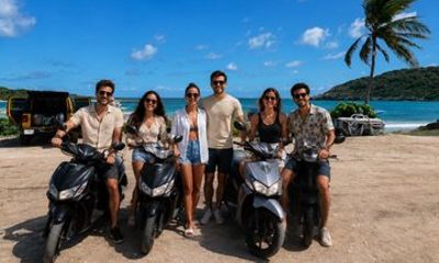 Antigua Scooter Tour with Devils Bridge and Lunch