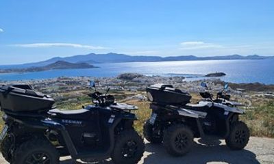 Guided ATV Quad Bike Sunset Tour of Naxos