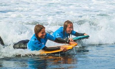 Ride your first wave in Azores with a local professional