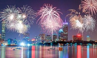 Sail Boston Fireworks Cruise from Squantum Point in Quincy