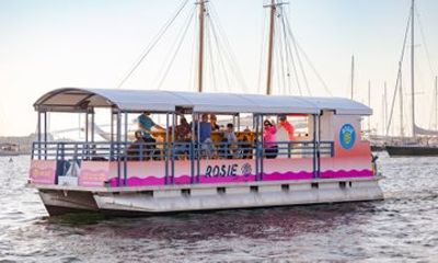 1 hour Rosie Party Pedal Boat Tour with Sunset View