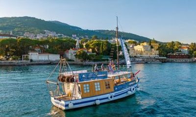 Private Wooden Boat Tour from Opatija with MB Tornado Blue