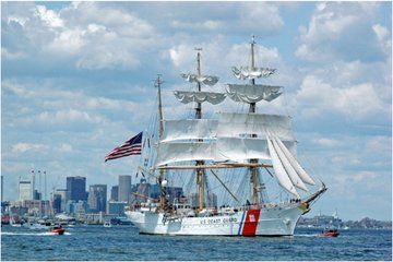 Sail Boston Harbor Cruise: Squantum Point to Tall Ships