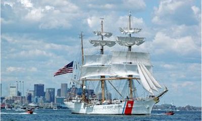 Sail Boston Harbor Cruise: Squantum Point to Tall Ships