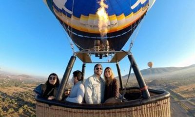 Mexico City Hot Air Balloon Over Teotihuacan