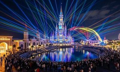 Land of Legends Night Show with Private Round Transfer from Side