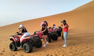 Agadir Quad Bike Adventure Desert Beach and Berber Breaktea