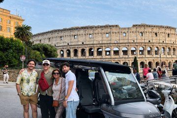 Rome Private Golf Car Tour of All Highlights 3 Hours